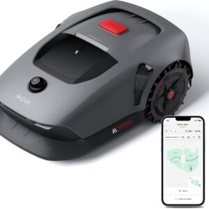 MOVA 1000, Mähroboter 360° 3D LiDAR kabellose Einrichtung & genaue Kartierung bis 1000 m2